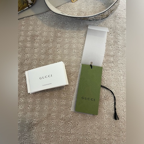 Gucci Bag- Small GG Supreme Monogram Water Flora Web Ophidia Flap Shoulder Bag - Picture 3 of 6